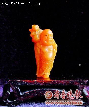 田黄石(黄金黄)人物雕件