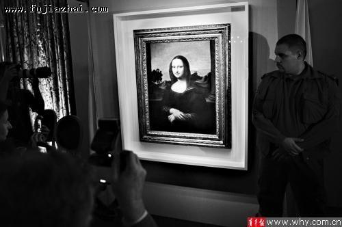 疑似著名意大利艺术家达&middot;芬奇创作的年轻版《蒙娜丽莎》27日在日内瓦展出。