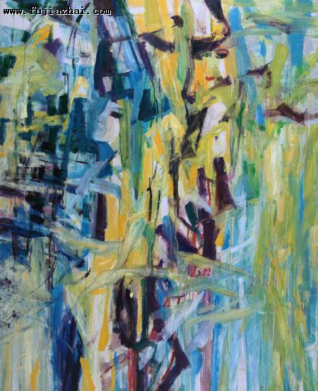 秋水伊人-2012年作160X130cm