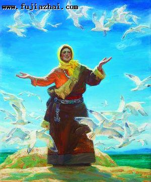 《蓝蓝的天空》 詹建俊