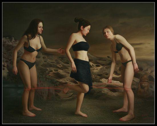 2012新写实油画展参展作品。