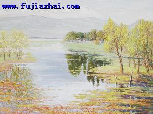 风景油画作品