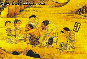 宋 李 唐 台北故宫博物院藏（局部）