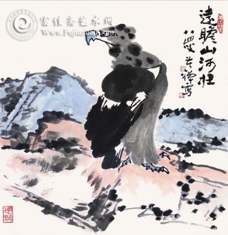 《远瞻山河壮》1981年 70.5&times;68.6cm