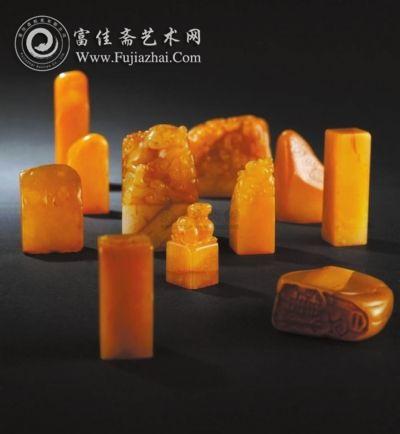 民国时期上海市长吴国祯旧藏自用田黄印章。