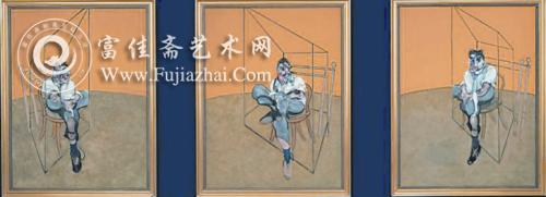 培根《卢西安&middot;佛洛伊德三联作》