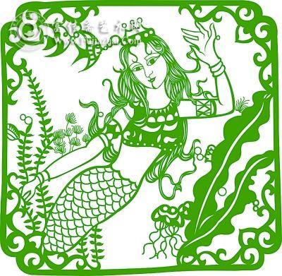 安徒生童话邮票:海的女儿。