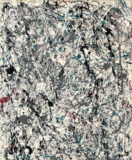 纽约佳士得下月拍卖波洛克标志性滴画作品