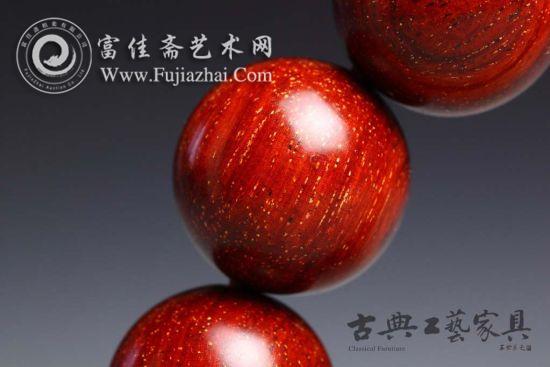 金星紫檀手串 图1