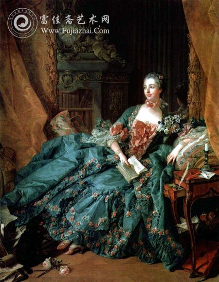 布歇 《蓬皮杜夫人》 1756年