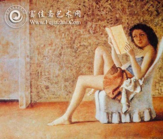 巴尔蒂斯 《卡提亚读书》(局部) 1968年～1976年