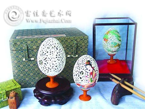 蛋雕工艺品