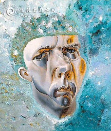 菲利普·阿克曼 自画像系列53号