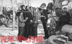 《上前线》 秦大虎（中国） 油画