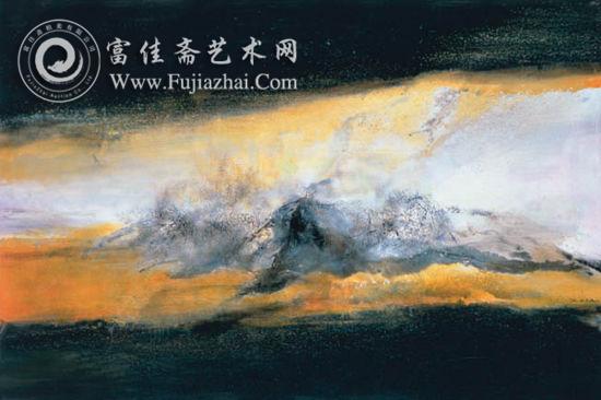 赵无极 《18.10.98》1998 布面油画 130×195CM 赵无极 《18.10.98》1998 布面油画 130×195CM