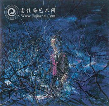 曾梵志《无题08.12.19》布面油画 2008年 200×200cm 曾梵志《无题08.12.19》布面油画 2008年 200×200cm