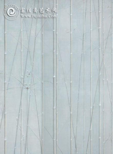 刘野 《竹草图》 2007-08年 布面油画 300×220CM 刘野 《竹草图》 2007-08年 布面油画 300×220CM