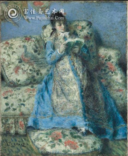 皮埃尔&bull;奥古斯特&bull;雷诺阿《读书的莫奈夫人》