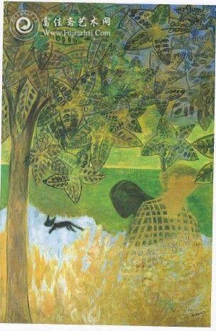 赵映岚作品塞纳河之五小图