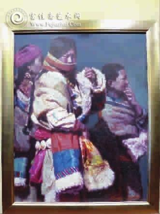 陈逸飞油画《期待》