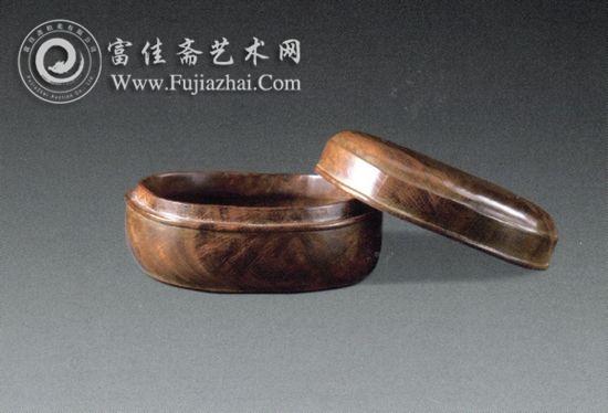 1966年宝山区顾村朱守城墓出土明代黄花梨木“昭来堂”铭圆盒